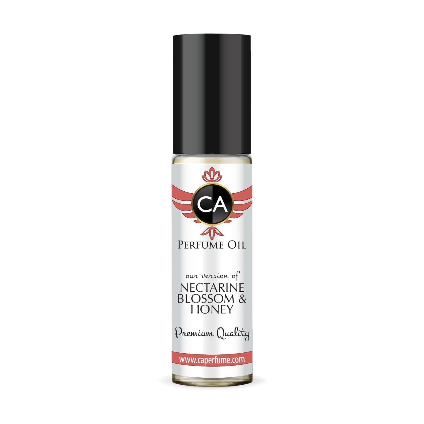CA Perfume Impression of Nectarine Blossom & Honey Unisex Fragrance Oil Floral Fruity Gourmand Long Lasting Perfumes Travel Size TSA Ready Mini Parfum Body Oil Roll-on 0.33 Fl Oz 10ml