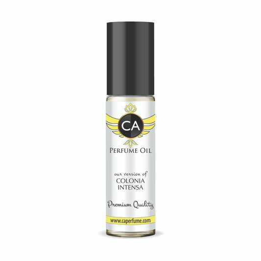 CA Perfume Impression of Colonia Intensa for Men Perfume Oil Woody Scent Long Lasting Cologne for Men Travel Size TSA Ready Mini Parfum Body Oil Roll-on 0.33 Fl Oz 10ml