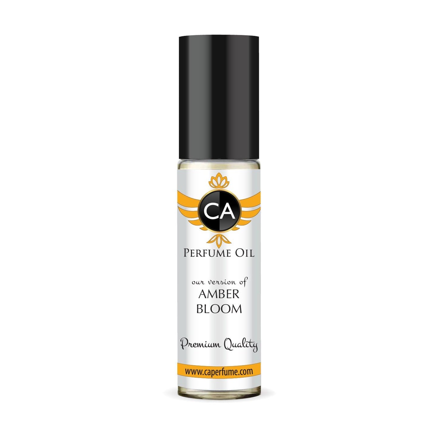 CA Perfume Originals Amber Bloom Unisex Fragrance Oil Amber Floral Scent Long Lasting Perfumes for Women & Men Travel Size TSA Ready Mini Parfum Body Oil Roll-on 0.33 Fl Oz 10ml