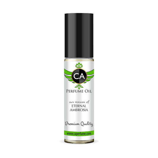 CA Perfume Originals Eternal Ambrosia Unisex Fragrance Oil Floral Fruity Scent Long Lasting Perfumes for Women & Men Travel Size TSA Ready Mini Parfum Body Oil Roll-on 0.33 Fl Oz 10ml