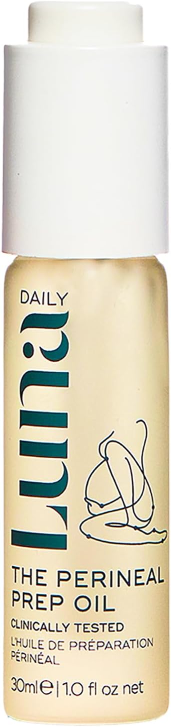 Birth Prep Massage Oil for Pregnancy | Prenatal Skin Prep with Jojoba, Vitamin E & Rosehip | Hydrating, Firming & Moisturizing | Gentle Massage for Birth Recovery & Stretch Support, 30ml