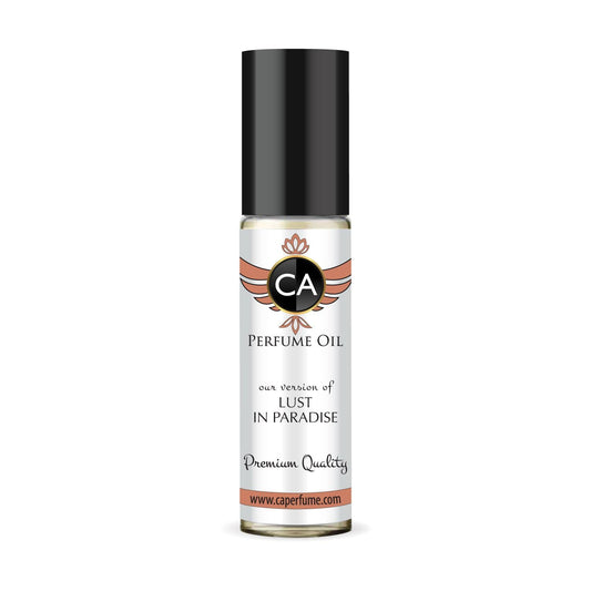 CA Perfume Impression of Lust In Paradise for Women Fragrance Oil Floral Woody Musk Scent Long Lasting Perfumes for Women Travel Size TSA Ready Mini Parfum Body Oil Roll-on 0.33 Fl Oz 10ml