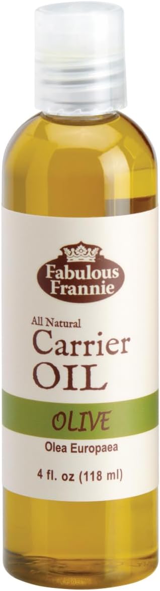 Fabulous Frannie Olive Carrier Oil Base Oil for Aromatherapy, Essential Oil or Massage 4oz (Pack of 1)