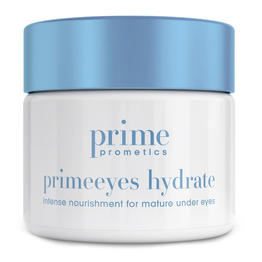 PRIME PROMETICS PrimeEyes Hydrate Under Eye Cream for Mature Women – Hydrating Eye Cream for Dark Circles and Wrinkle Repair – Soft, Glowing & Healthy Under Eyes