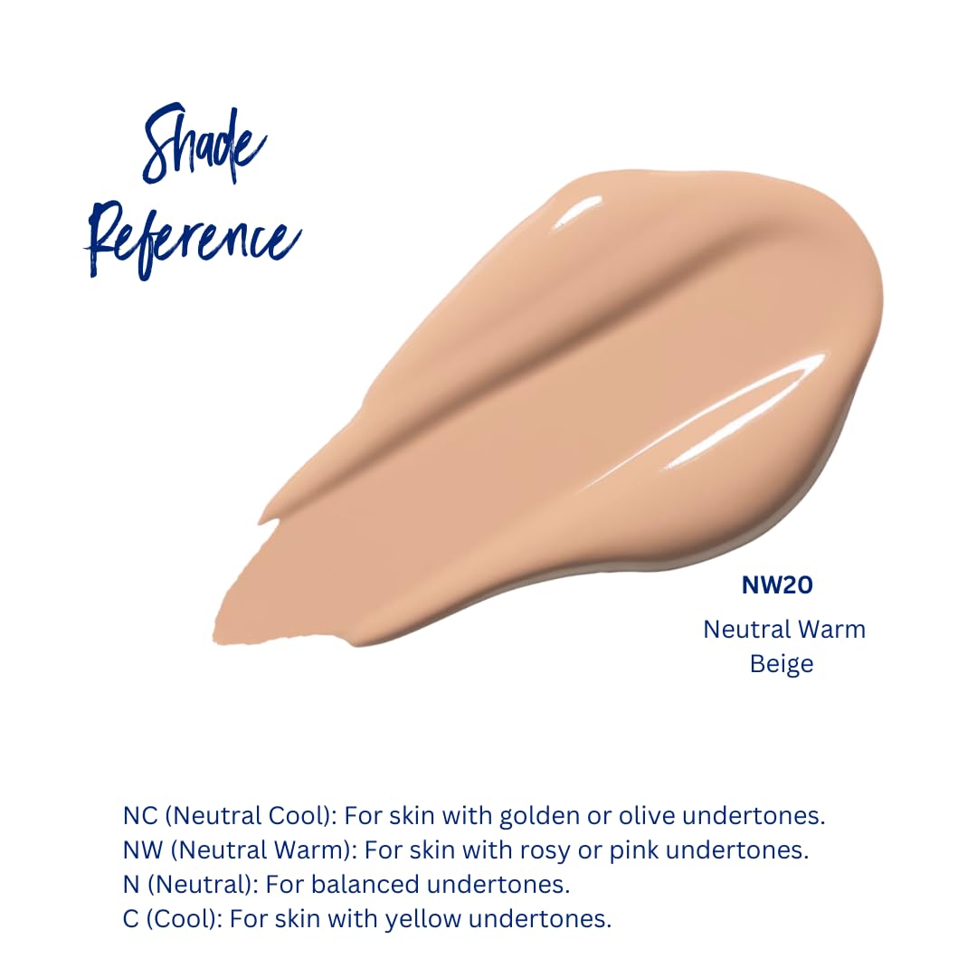 Best Bronze Bombshell Body Makeup - Tattoo Cover Up Makeup & Body Foundation Waterproof - Tattoo Concealer Waterproof for Scars, Varicose Veins Cover Up & Leg Foundation (NW20 Warm Neutral Beige)