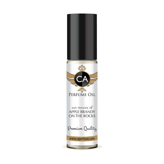 CA Perfume Impression of Apple Brandy On The Rocks Unisex Fragrance Oil Aromatic Fruity Scent Long Lasting Perfumes for Women & Men Travel Size TSA Ready Mini Parfum Body Oil Roll-on 0.33 Fl Oz 10ml
