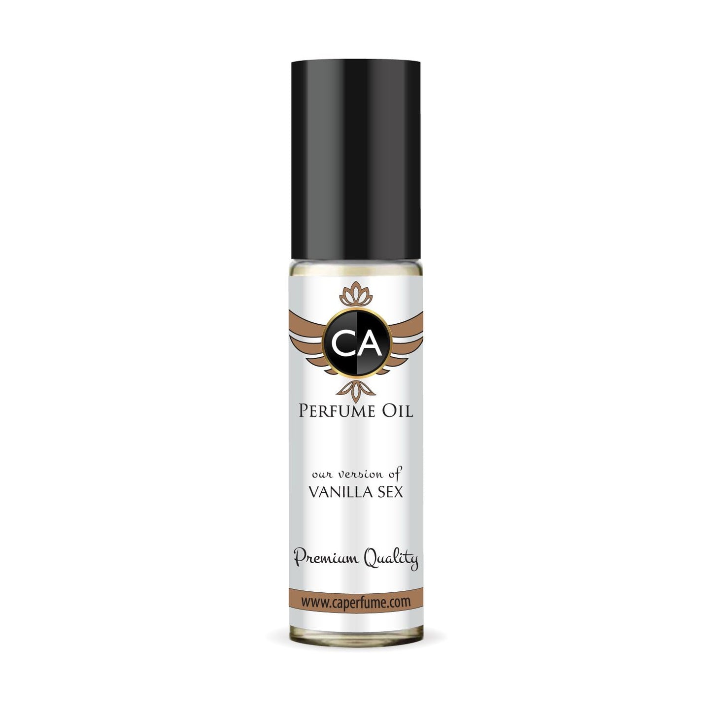 CA Perfume Impression of Vanilla Sex Unisex Fragrance Oil Amber Vanilla Scent Long Lasting Perfumes for Women & Men Travel Size TSA Ready Mini Parfum Body Oil Roll-on 0.33 Fl Oz 10ml