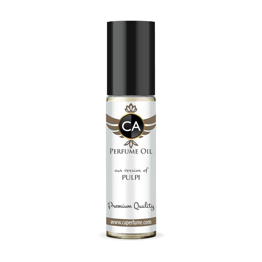 CA Perfume Impression of Pulpi Unisex Eau De Parfum Floral Fruity Scent Long Lasting Unisex Fragrance Travel Size TSA Ready for Day and Night Wear 0.33 Fl Oz 10ml