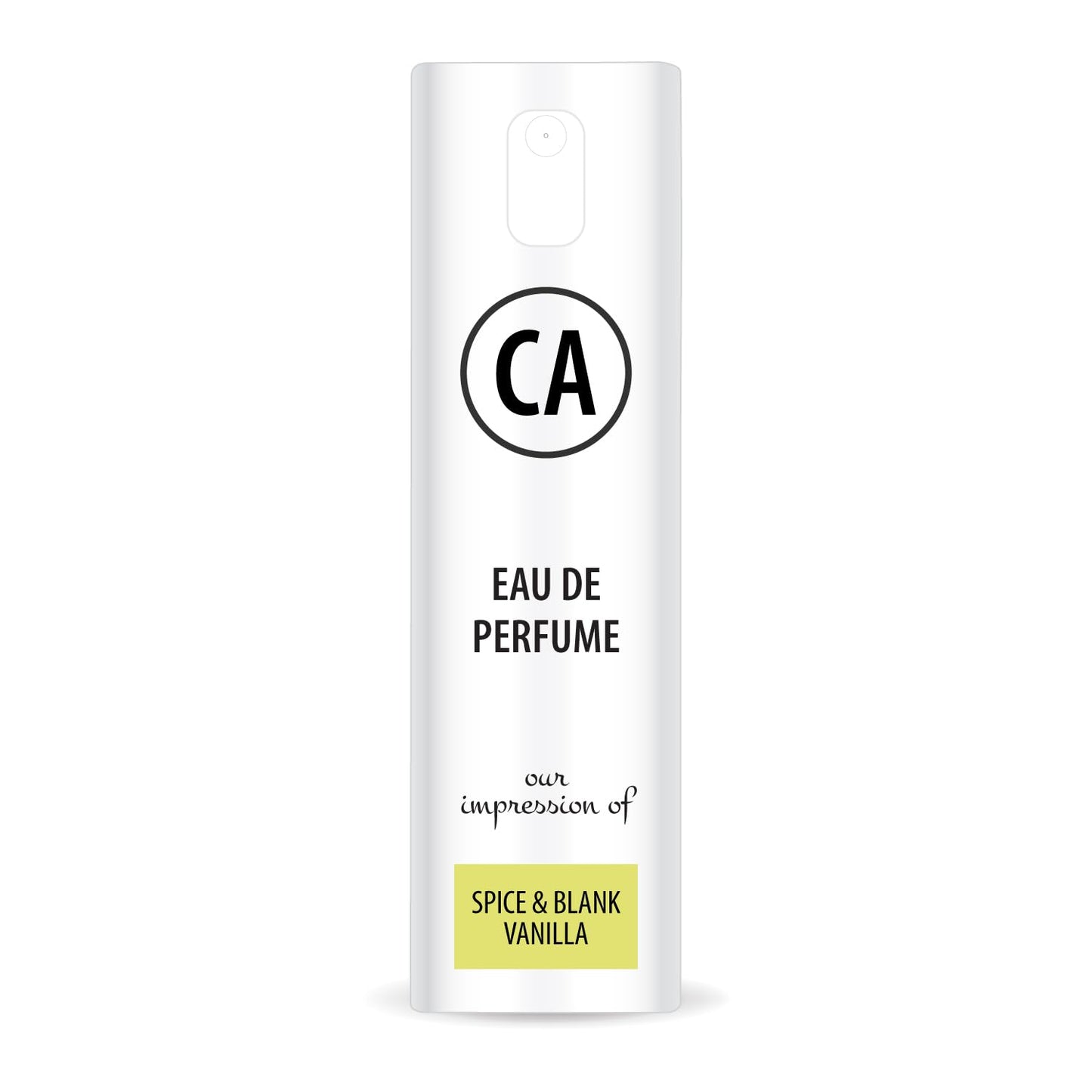 CA Perfume Originals Spice & Black Vanilla for Men Eau De Parfum Vanilla Scent Long Lasting Cologne for Men Travel Size TSA Ready for Day and Night Wear 0.33 Fl Oz 10ml