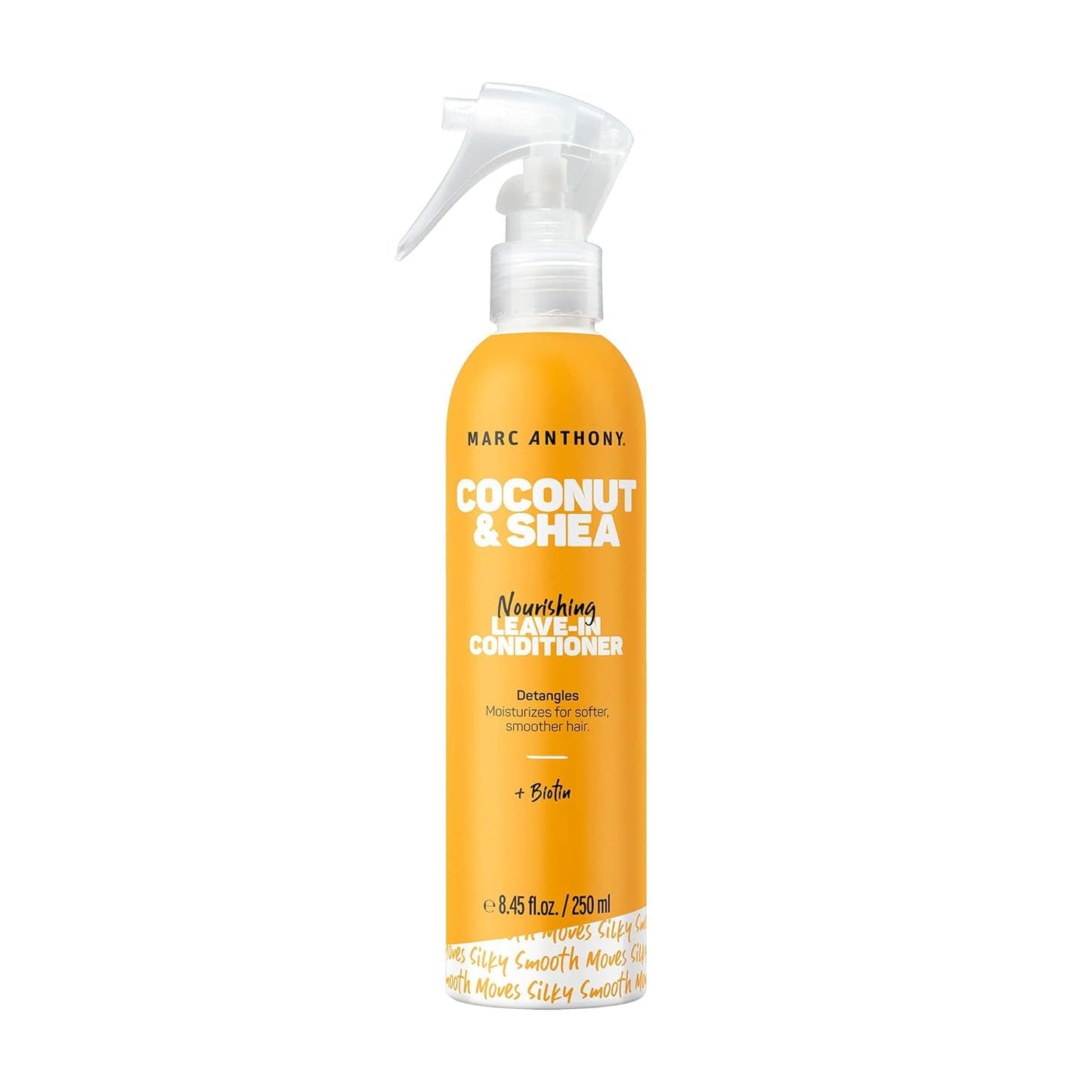 Marc Anthony Leave-In Conditioner Spray, Coconut Oil & Shea Butter - Anti-Frizz Biotin Detangling Spray to Moisturize for Softer Smoother Hair - Color Safe & Sulfate Free Styling Product