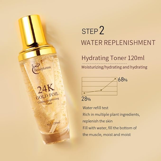 9-Piece Skincare Set for Women - Hypoallergenic, Moisturize the Skin - Collagen & Hyaluronic Acid & Snail Mucin Infused - Ideal for All Skin Types Set