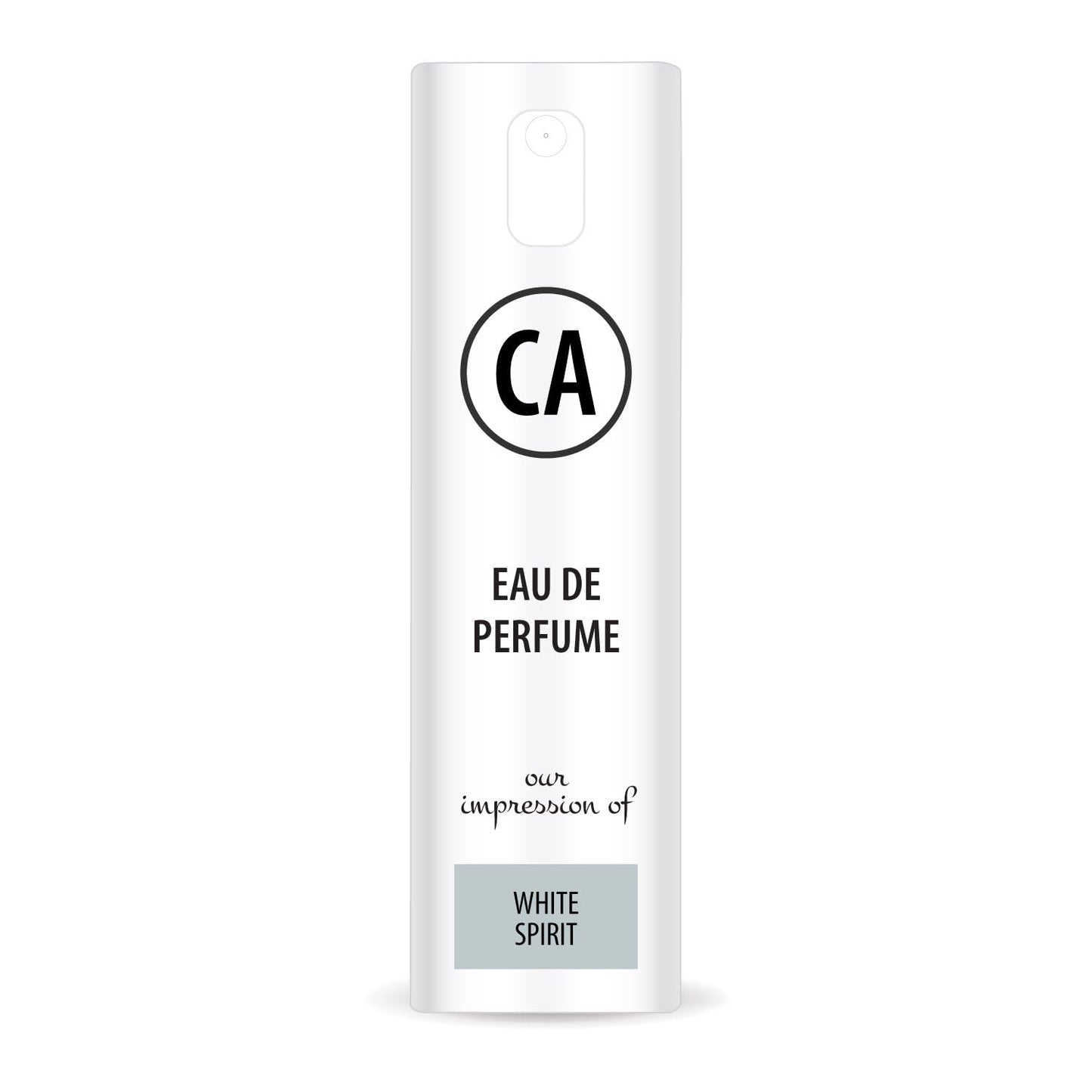 CA Perfume Impression of White Spirit for Women Eau De Parfum Floral Woody Musk Scent Long Lasting Perfumes for Women Travel Size TSA Ready for Day and Night Wear 0.33 Fl Oz 10ml