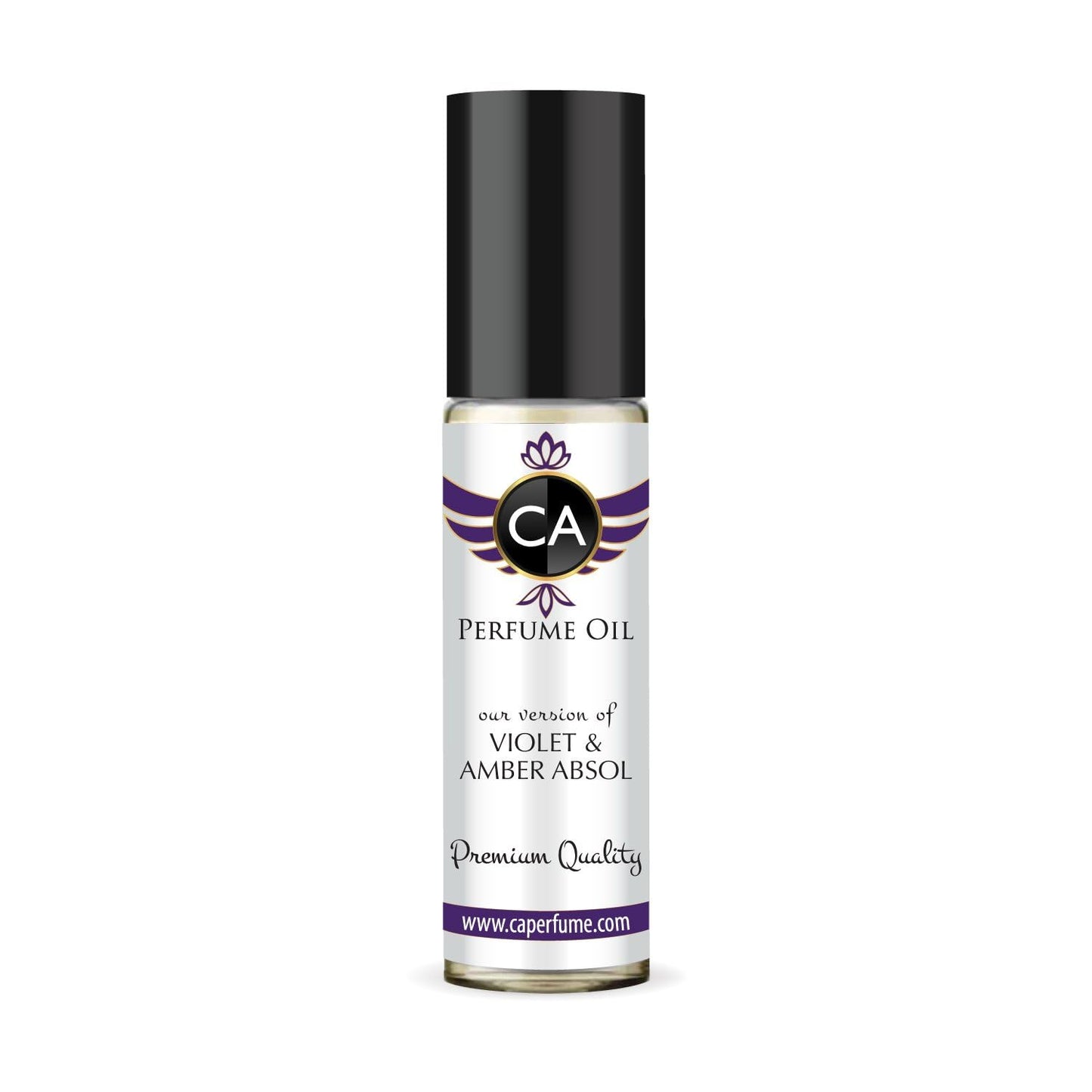 CA Perfume Impression of Violet & Amber Absol Unisex Fragrance Oil Amber Floral Scent Long Lasting Perfumes for Women & Men Travel Size TSA Ready Mini Parfum Body Oil Roll-on 0.33 Fl Oz 10ml