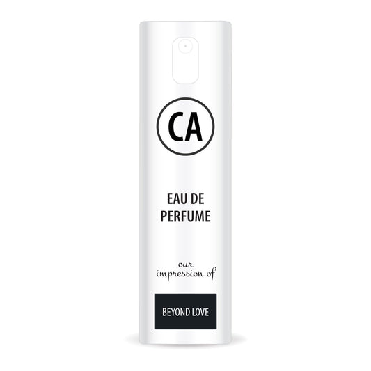 CA Perfume Impression of Beyond Love for Women Eau De Parfum Floral Scent Long Lasting Perfumes for Women Travel Size TSA Ready for Day and Night Wear 0.33 Fl Oz 10ml