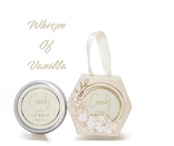 Coach's Natural Moisturizing, Nourishing, Vegan Mint and Vanilla Lip Balm.