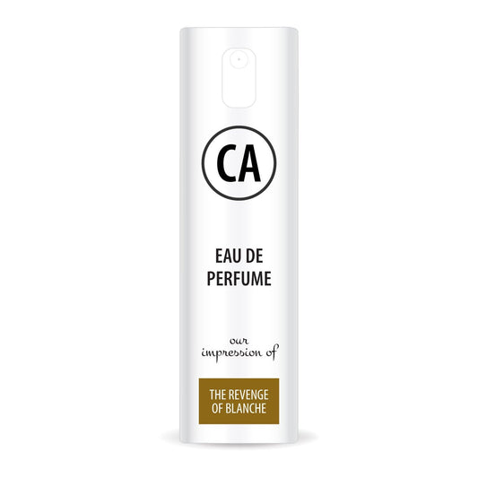 CA Perfume Impression of The Revenge Of Blanche for Women Eau De Parfum Floral Scent Long Lasting Perfumes for Women Travel Size TSA Ready for Day and Night Wear 0.33 Fl Oz 10ml