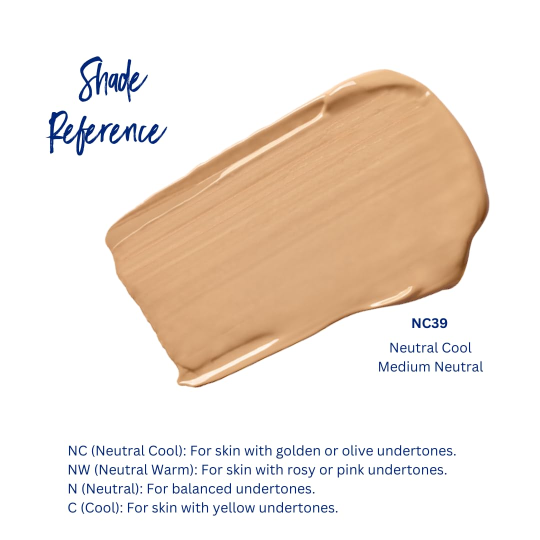 Best Bronze Bombshell Body Makeup - Tattoo Cover Up Makeup & Body Foundation Waterproof - Tattoo Concealer Waterproof for Scars, Varicose Veins Cover Up & Leg Foundation (NC39 Medium)