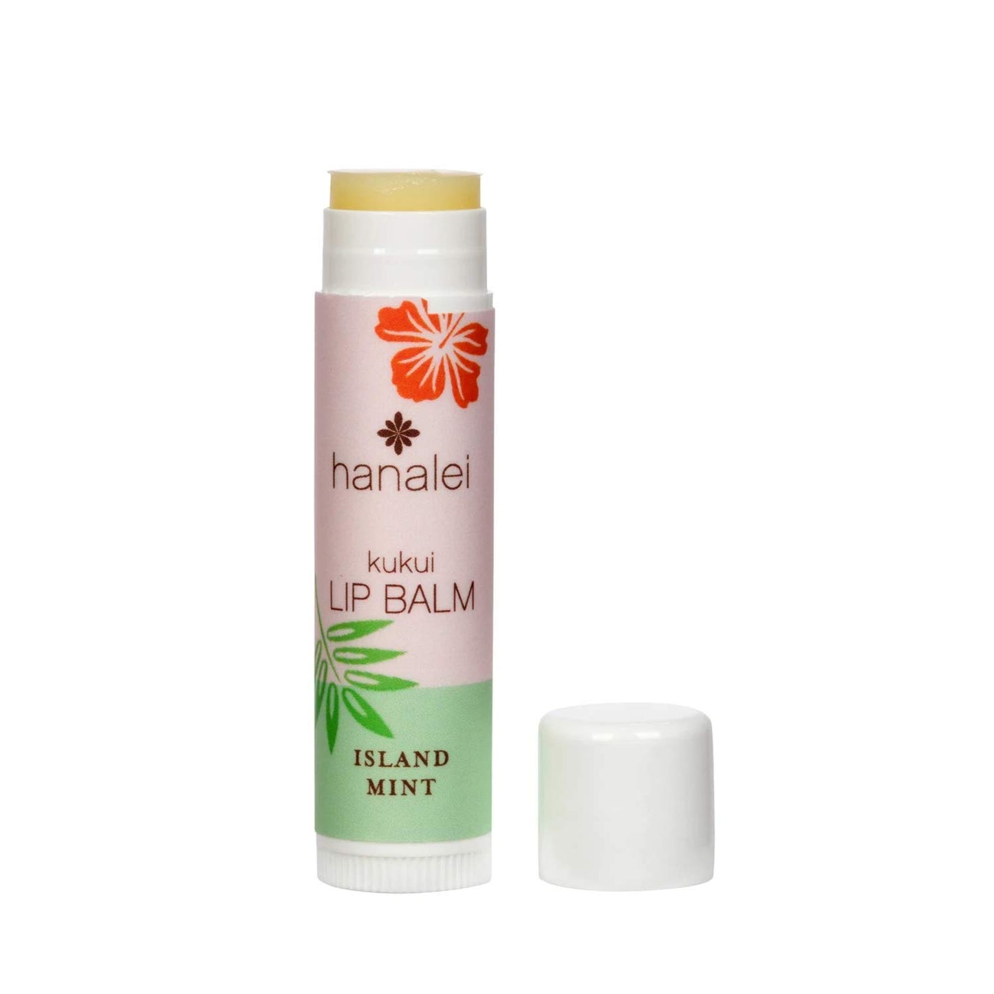 Hanalei Mint Lip Balm & Moisturizer – Natural Kukui Oil & Beeswax for Hydrated, Soothed, Soft Lips – Heals Dry, Chapped, Cracked Skin – Long-Lasting Travel-Friendly Lip Care – Island Mint Flavor