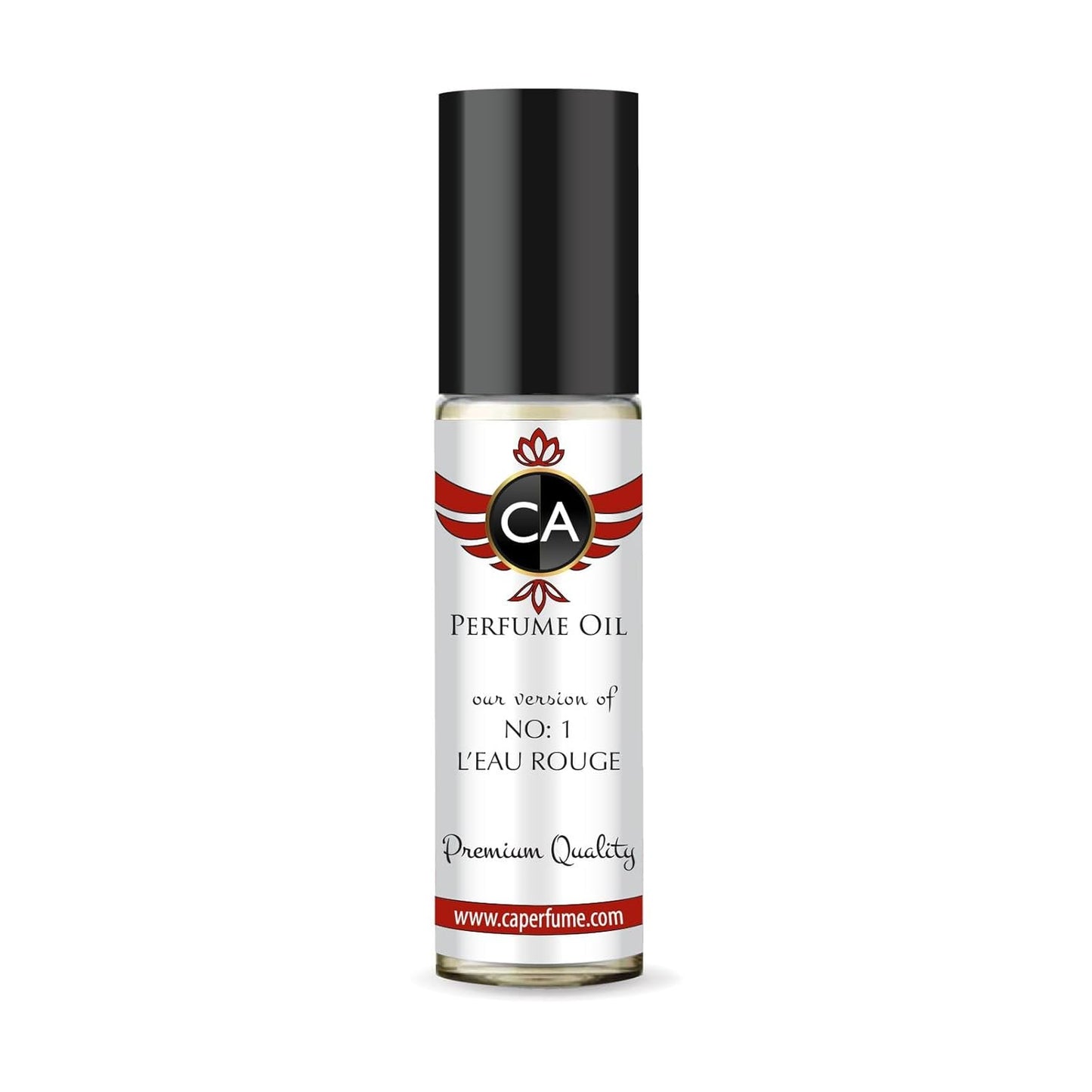 CA Perfume Impression of No:1 L'eau Rouge for Women Fragrance Oil Floral Fruity Scent Long Lasting Perfumes for Women Travel Size TSA Ready Mini Parfum Body Oil Roll-on 0.33 Fl Oz 10ml