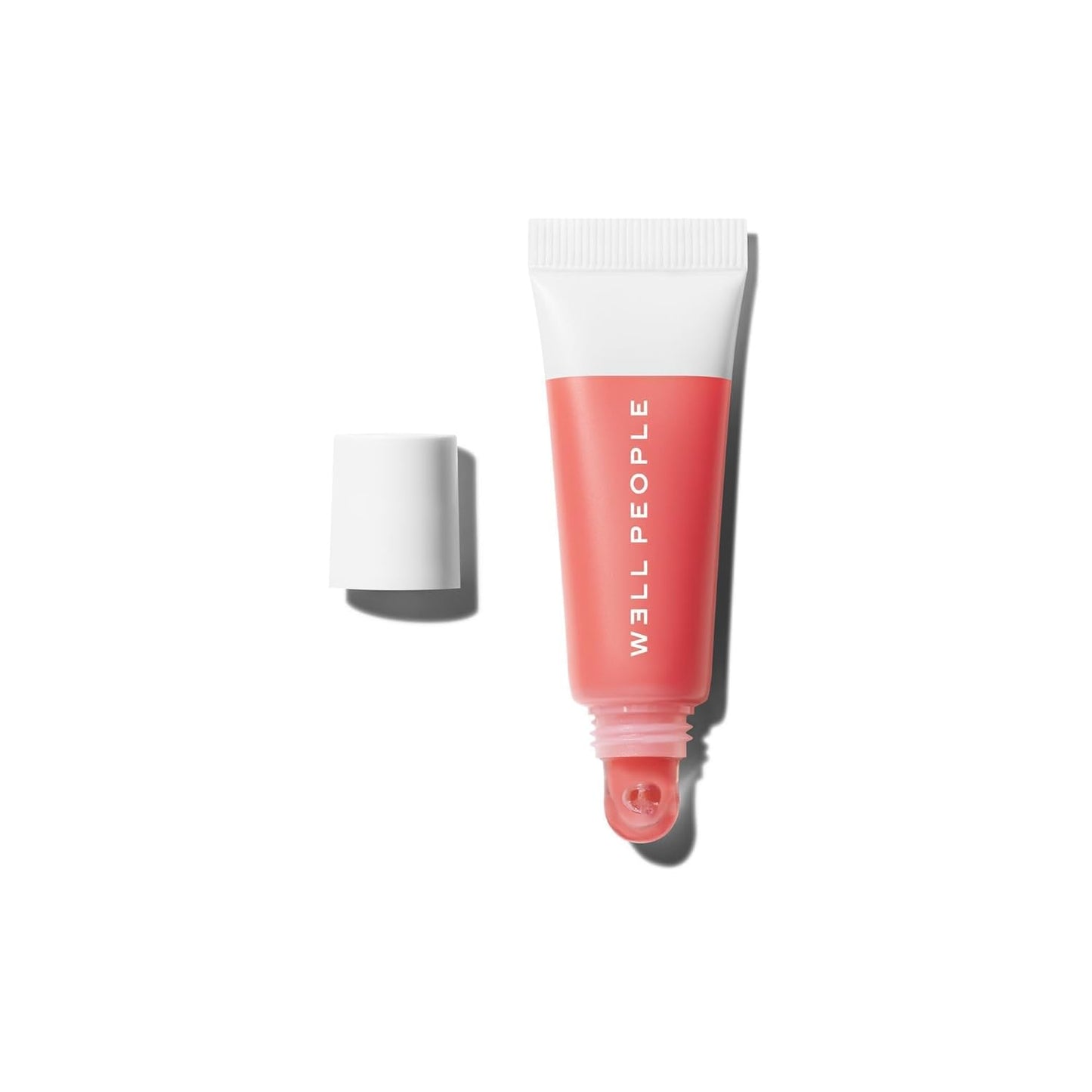 Well People Poutlove Peptide Lip Balm, Hydrating Sheer Tinted Lip Treatment with Peptide Complex, Murumuru Butter & Sesame Seed Complex for a Plumper, Smoother-Looking Pout, Pink Grapefruit