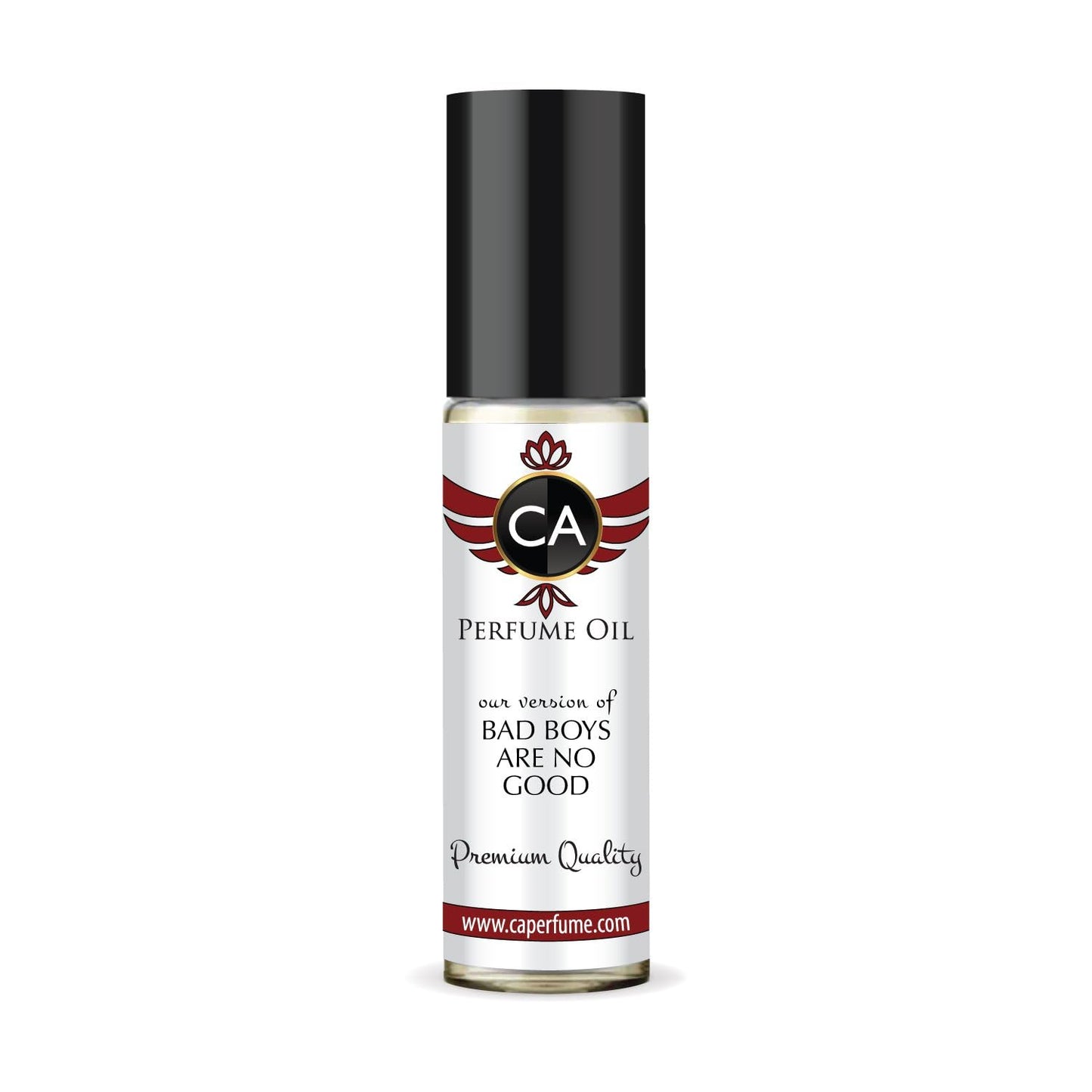 CA Perfume Impression of Bad Boys Are No Good Unisex Fragrance Oil Woody Spicy Scent Long Lasting Perfumes for Women & Men Travel Size TSA Ready Mini Parfum Body Oil Roll-on 0.33 Fl Oz 10ml