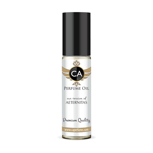 CA Perfume Impression of Aeternitas Unisex Fragrance Oil Amber Vanilla Scent Long Lasting Perfumes for Women & Men Travel Size TSA Ready Mini Parfum Body Oil Roll-on 0.33 Fl Oz 10ml