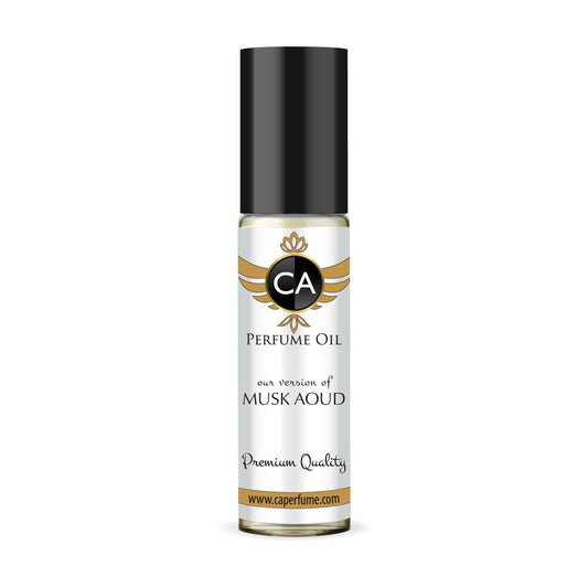 CA Perfume Impression of Musk Aoud Unisex Fragrance Oil Chypre Floral Scent Long Lasting Perfumes for Women & Men Travel Size TSA Ready Mini Parfum Body Oil Roll-on 0.33 Fl Oz 10ml