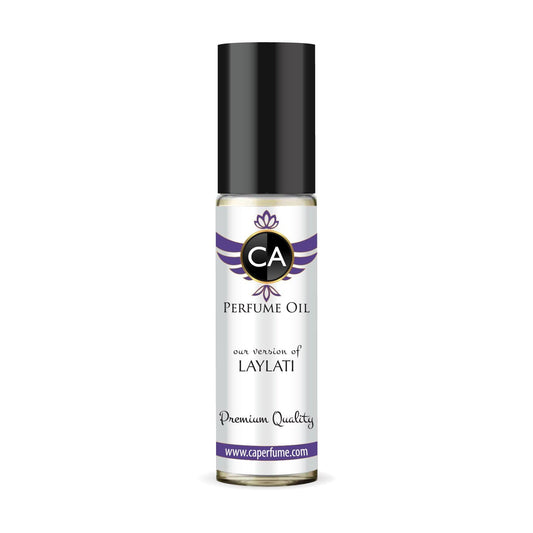 CA Perfume Impression of Laylati Unisex Fragrance Oil Woody Aromatic Scent Long Lasting Perfumes for Women & Men Travel Size TSA Ready Mini Parfum Body Oil Roll-on 0.33 Fl Oz 10ml