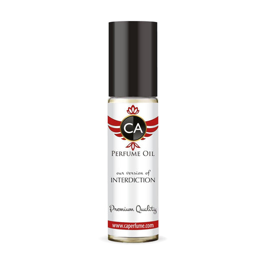 CA Perfume Impression of Interdiction for Women Fragrance Oil Floral Aldehyde Scent Long Lasting Perfumes for Women Travel Size TSA Ready Mini Parfum Body Oil Roll-on 0.33 Fl Oz 10ml