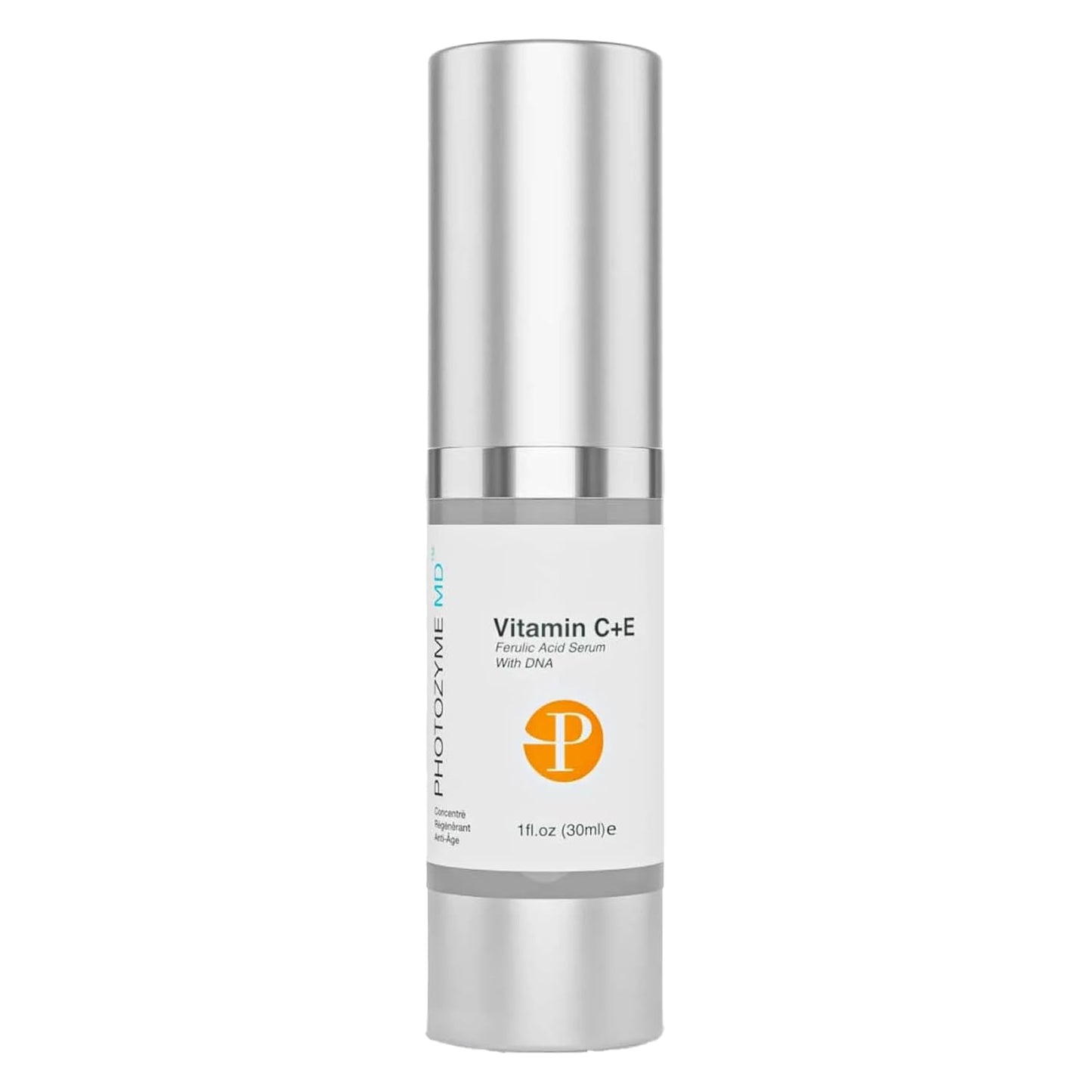Photozyme Anti Aging Vitamin C + E Ferulic Acid Face Skincare Lotion, 1 fl. oz/30 ml