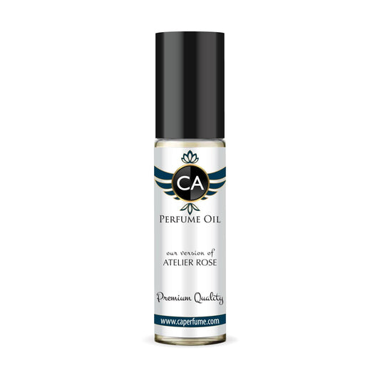 CA Perfume Impression of Atelier Rose Unisex Fragrance Oil Amber Floral Scent Long Lasting Perfumes for Women & Men Travel Size TSA Ready Mini Parfum Body Oil Roll-on 0.33 Fl Oz 10ml
