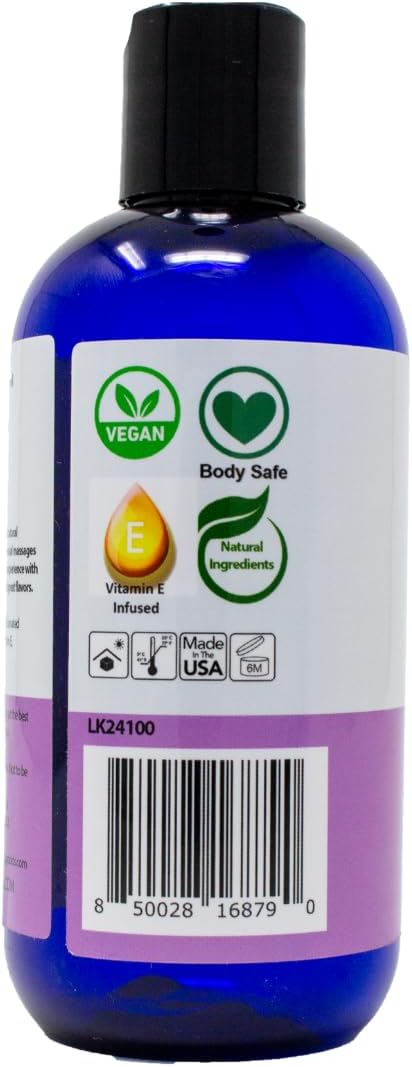 Lick Coconut Escape Massage Oil – Nourishing, Non-Sticky, Vegan, Perfect for Relaxation, 8 oz