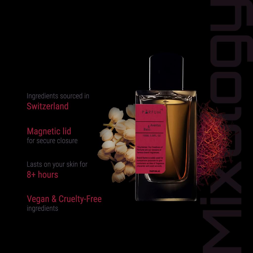 Two Kings Mixology Eau de Parfum - Mixture of B.acarat and Aventus, Unisex Perfume 3.4 Fl Oz (100ml)