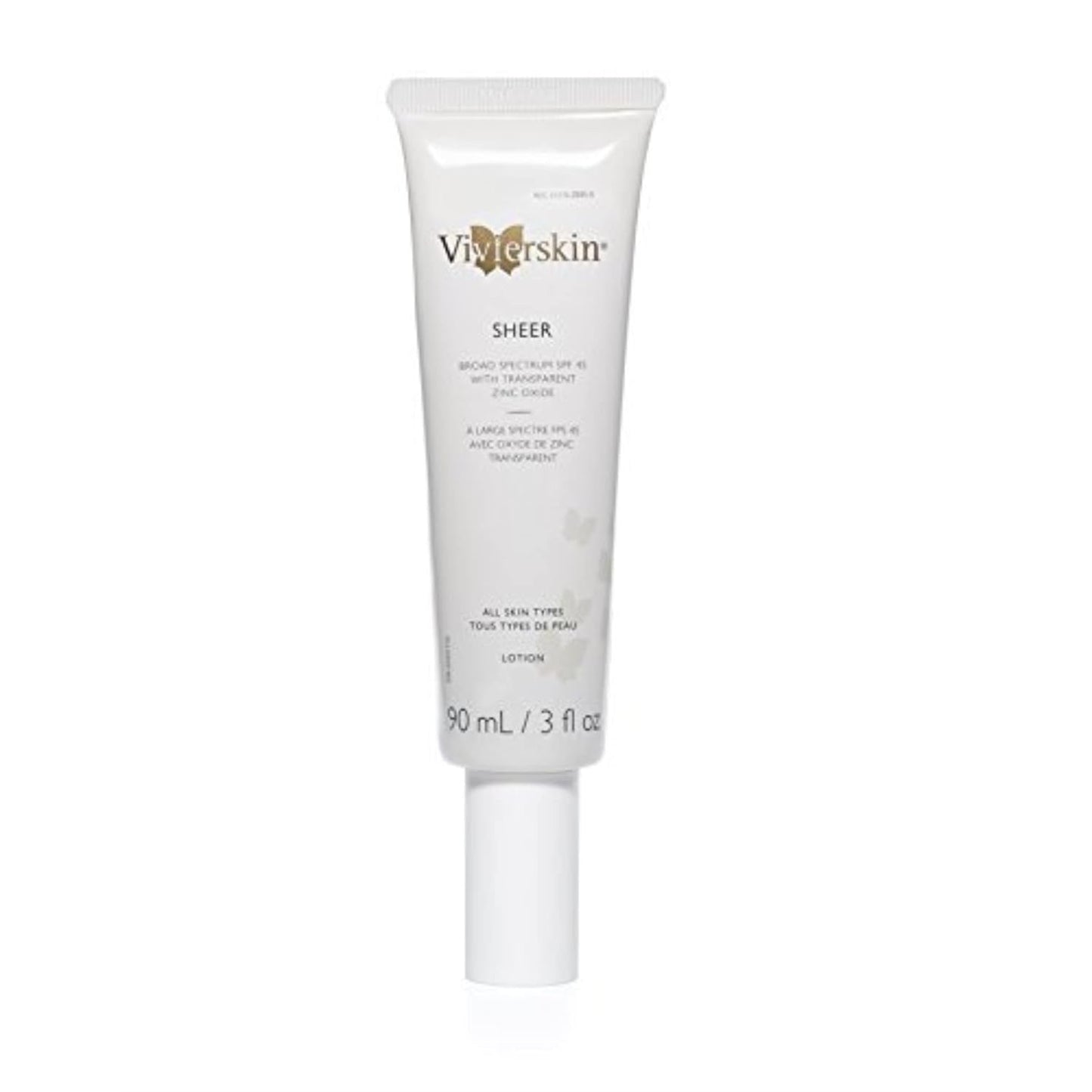 Vivier Skin Broad Spectrum SPF 45, Sheer, 3 Ounce