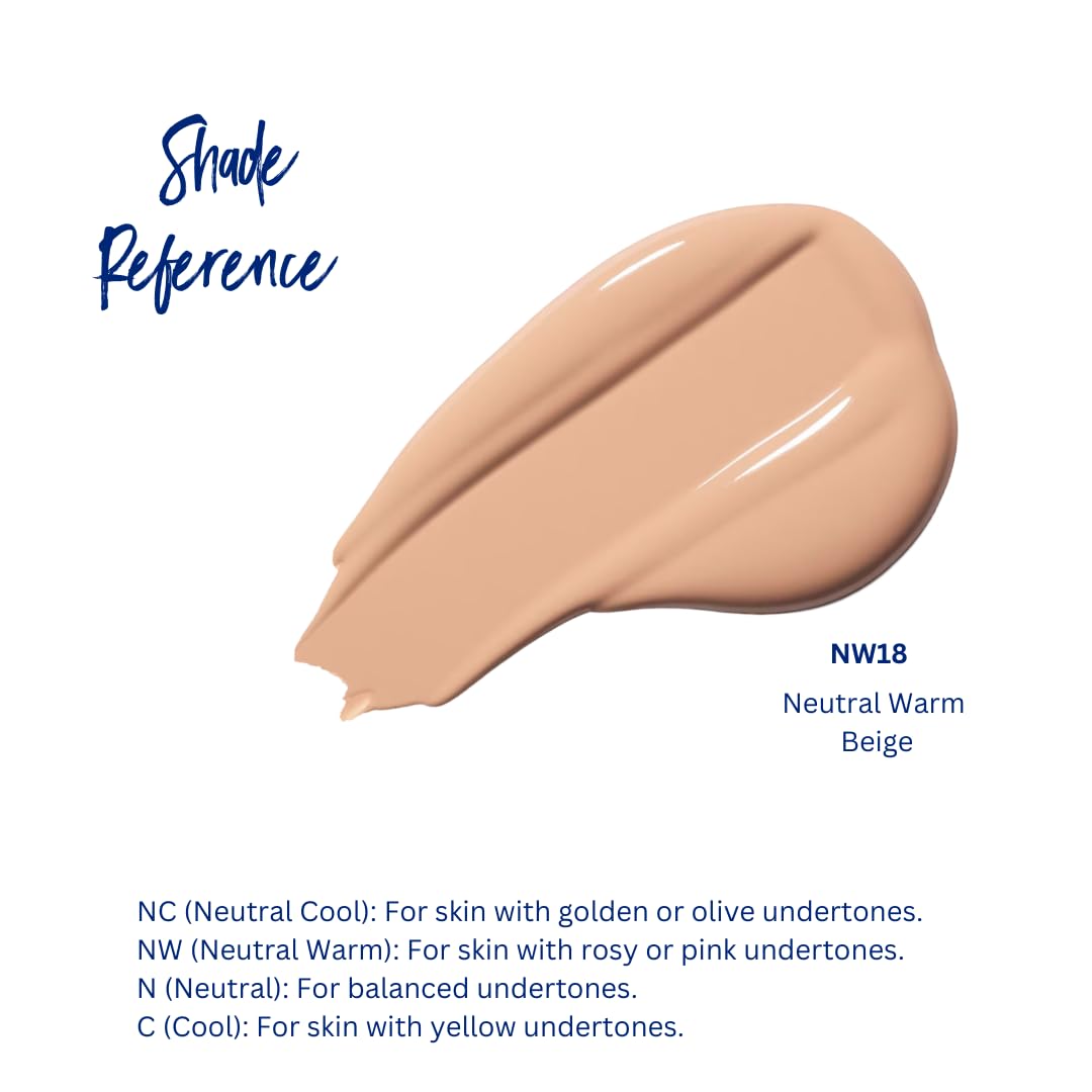 Best Bronze Bombshell Body Makeup - Tattoo Cover Up Makeup & Body Foundation Waterproof - Tattoo Concealer Waterproof for Scars, Varicose Veins Cover Up & Leg Foundation (NW18 Beige)