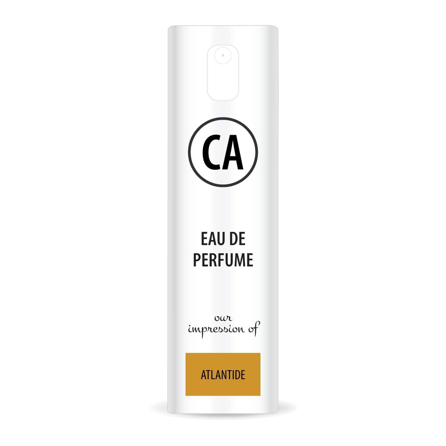 CA Perfume Impression of Atlantide Unisex Eau De Parfum Floral Fruity Scent Long Lasting Unisex Fragrance Travel Size TSA Ready for Day and Night Wear 0.33 Fl Oz 10ml