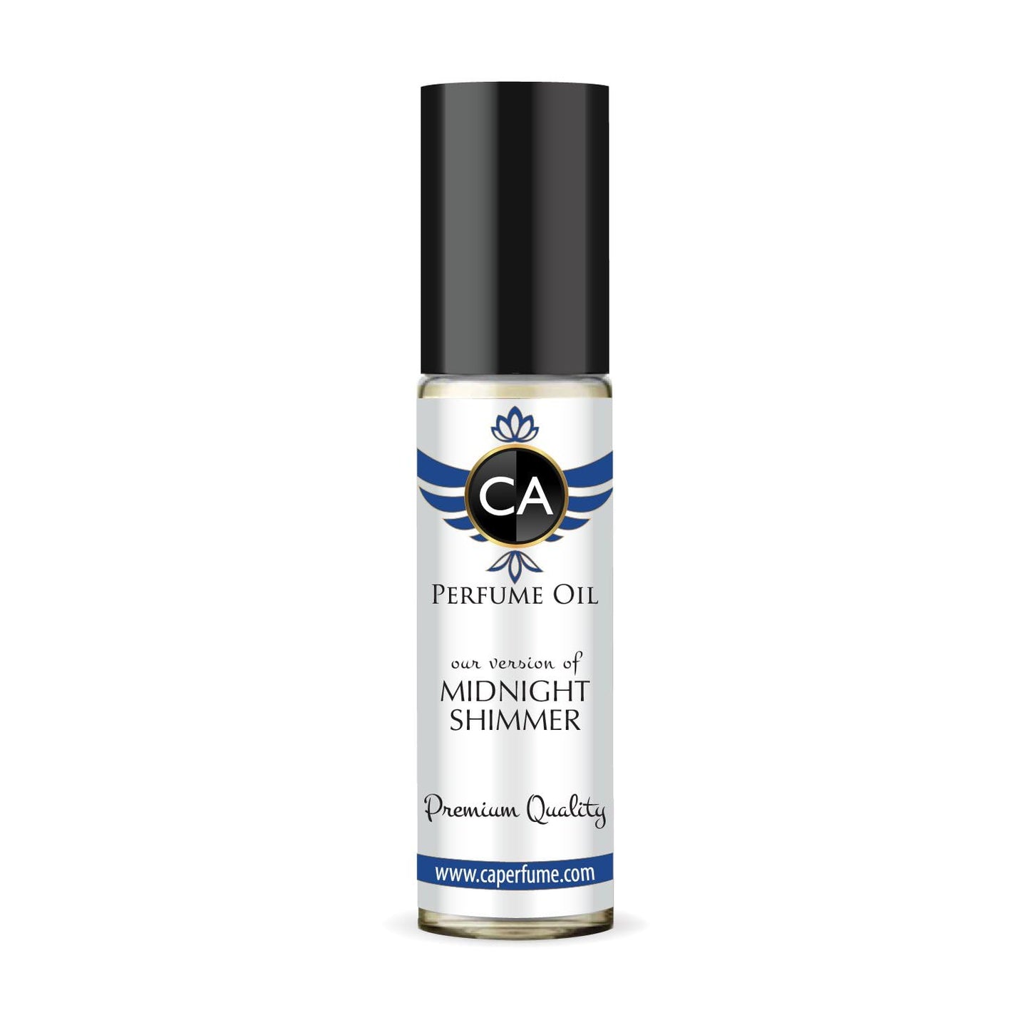 CA Perfume Impression of Midnight Shimmer for Women Fragrance Oil Floral Woody Musk Scent Long Lasting Perfumes for Women Travel Size TSA Ready Mini Parfum Body Oil Roll-on 0.33 Fl Oz 10ml