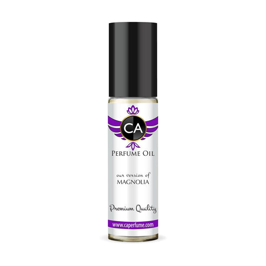 CA Perfume Originals Magnolia Unisex Fragrance Oil Floral Scent Long Lasting Perfumes for Women & Men Travel Size TSA Ready Mini Parfum Body Oil Roll-on 0.33 Fl Oz 10ml