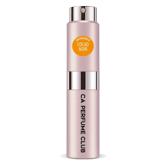 CA Perfume Impression of Cocao Noir for Women Amber Woody Scent Long Lasting Perfumes for Women Eau De Parfum Travel Size Refillable Atomizer Spray 0.27 Fl Oz 8ml