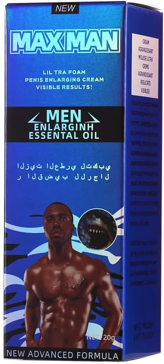 Men Massage Oil for Sex -Sexual Enhancement Erection Cream Penisgrowth Oil Oil for Men Enlarge Oil Natural Formula to Increase Size and Strength (1PCS)