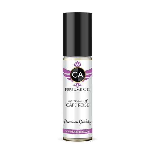 CA Perfume Impression of Cafe Rose Unisex Fragrance Oil Chypre Floral Scent Long Lasting Perfumes for Women & Men Travel Size TSA Ready Mini Parfum Body Oil Roll-on 0.33 Fl Oz 10ml