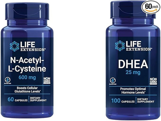 Life Extension N-Acetyl-L-Cysteine (NAC), Immune, Respiratory 25 mg