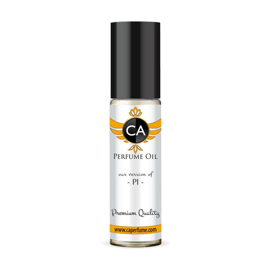 CA Perfume Impression of Pi for Men Eau De Parfum Amber Woody Scent Long Lasting Cologne for Men Travel Size TSA Ready for Day and Night Wear 0.33 Fl Oz 10ml