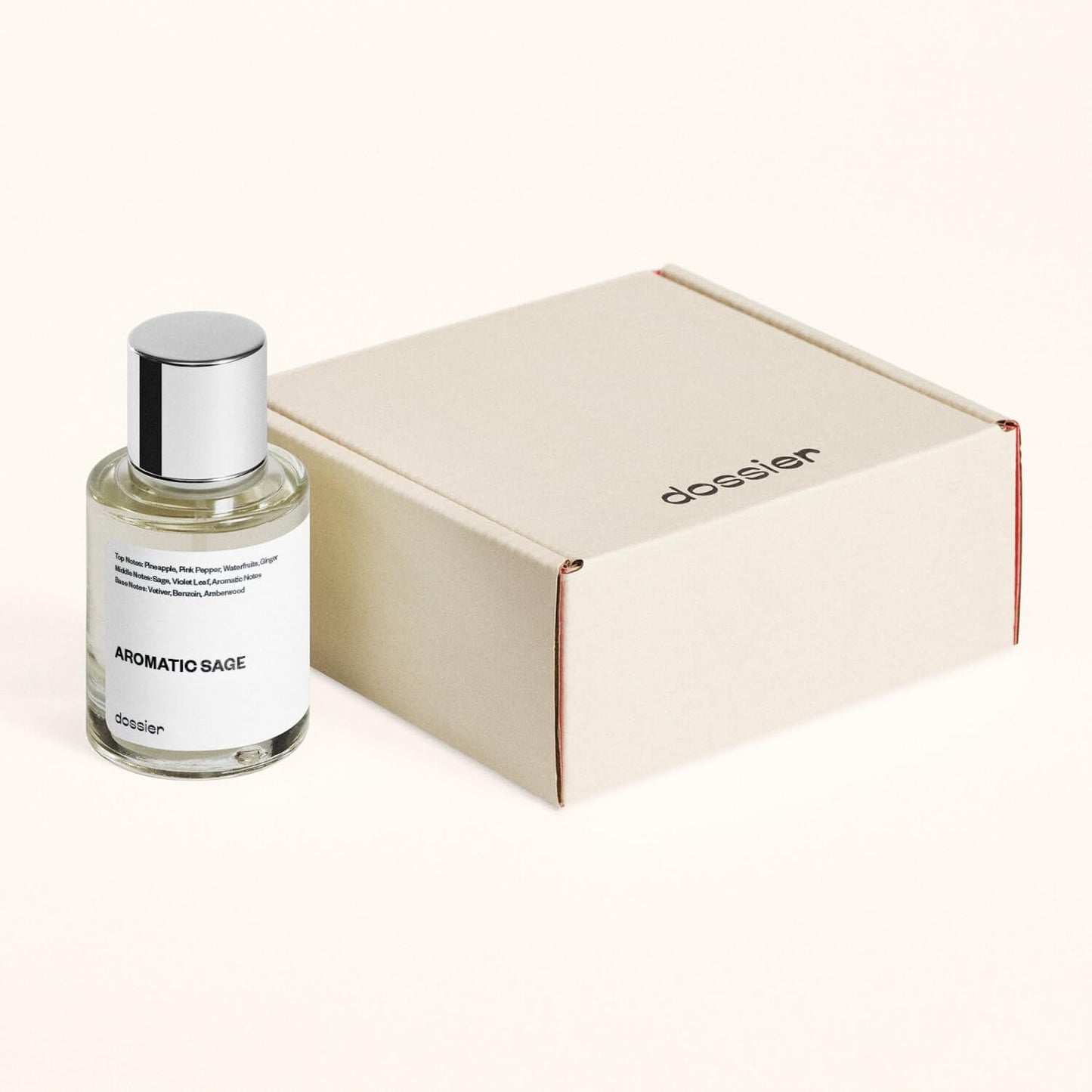 Dossier - Aromatic Sage 1.7 Fl oz (50ml) - Eau de Parfum - Inspired by Valentin's Born in Roma U.omo - Perfume Luxury - Pure Infused - Paraben Free - Vegan - For Men