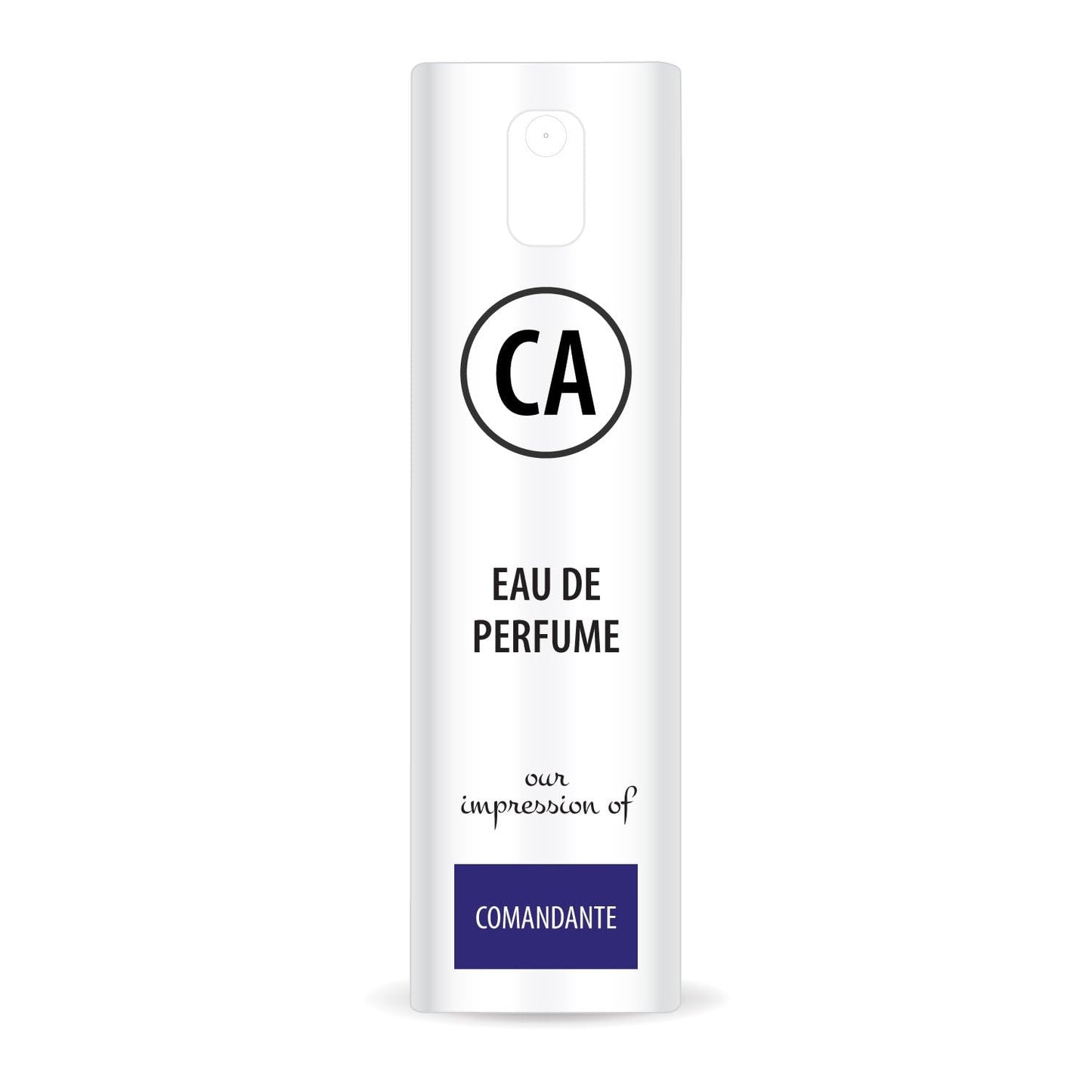 CA Perfume Impression of Comandante Unisex Eau De Parfum Aromatic Fruity Scent Long Lasting Unisex Fragrance Travel Size TSA Ready for Day and Night Wear 0.33 Fl Oz 10ml