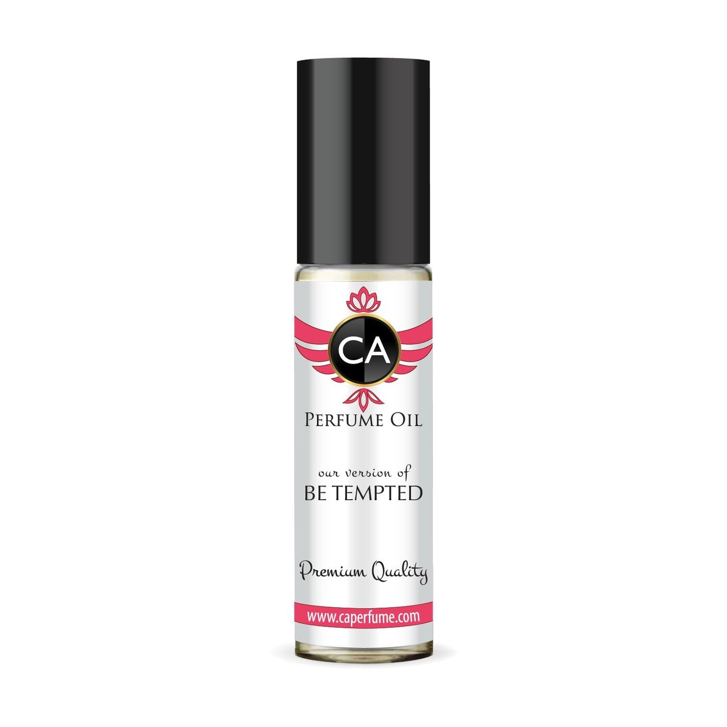 CA Perfume Impression of Be Tempted for Women Fragrance Oil Floral Fruity Gourmand Scent Long Lasting Perfumes for Women Travel Size TSA Ready Mini Parfum Body Oil Roll-on 0.33 Fl Oz 10ml