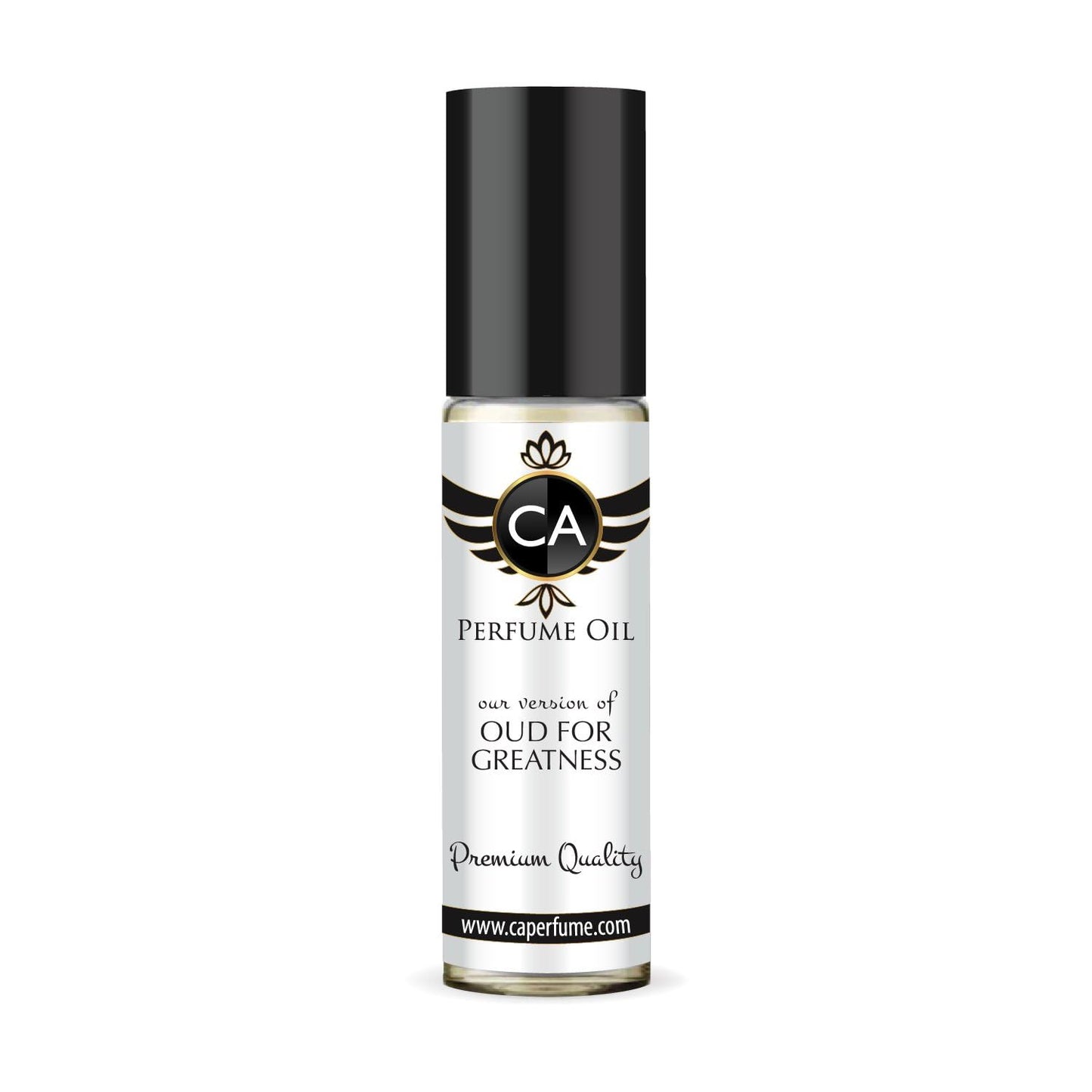 CA Perfume Impression of Oud for Greatness Unisex Fragrance Oil Woody Spicy Scent Long Lasting Perfumes for Women & Men Travel Size TSA Ready Mini Parfum Body Oil Roll-on 0.33 Fl Oz 10ml