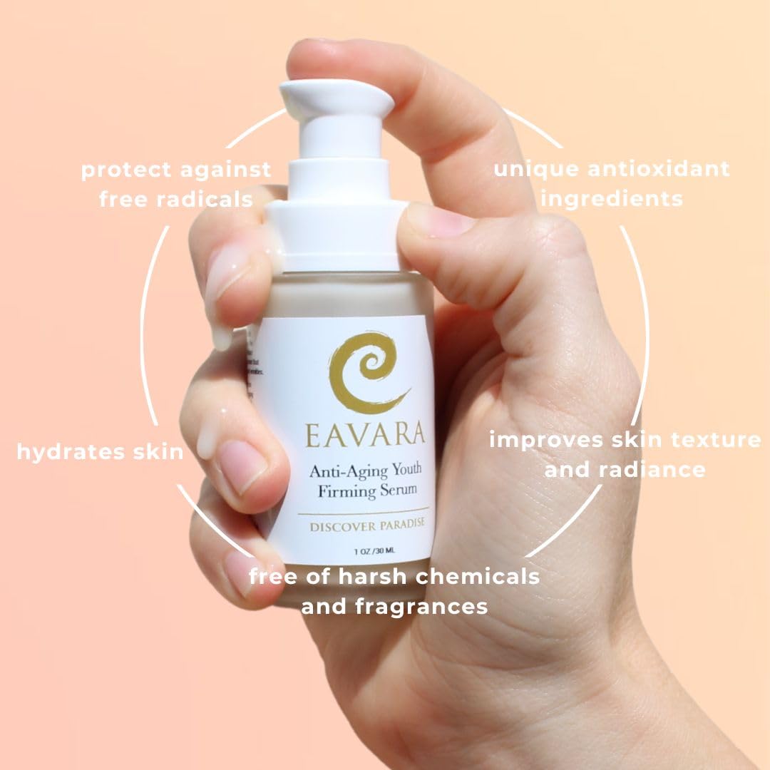 Organic Anti Aging Anti Wrinkle Serum | Award Winning Face Serum to Reduce Wrinkles and Fine Lines | Firming, Tightening, Lifting, & Rejuvenating | Hydrating Natural Organic Skin Care