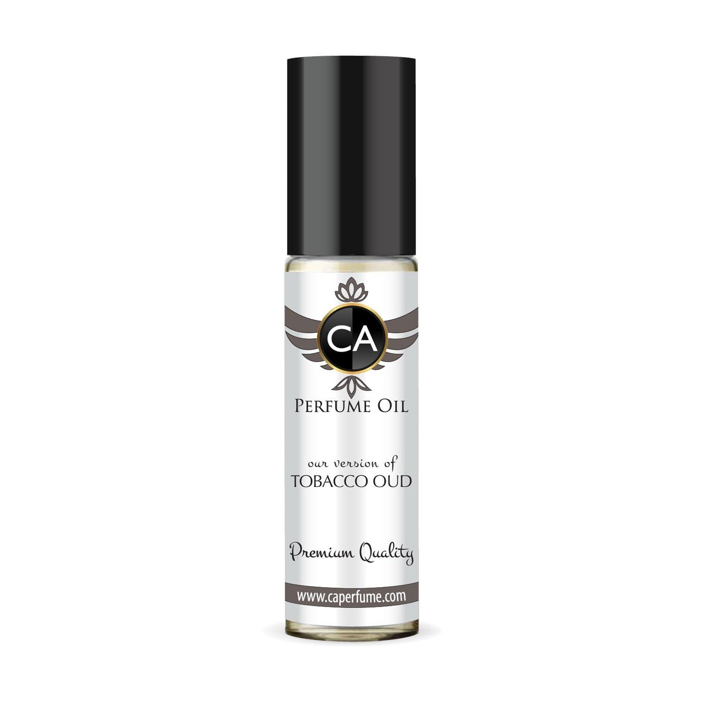 CA Perfume Impression of Tobacco Oud Unisex Eau De Parfum Woody Spicy Scent Long Lasting Unisex Fragrance Travel Size TSA Ready for Day and Night Wear 0.33 Fl Oz 10ml