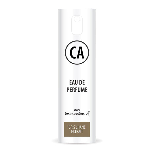 CA Perfume Impression of Gris Chane Extrait Unisex Eau De Parfum Woody Spicy Scent Long Lasting Unisex Fragrance Travel Size TSA Ready for Day and Night Wear 0.33 Fl Oz 10ml